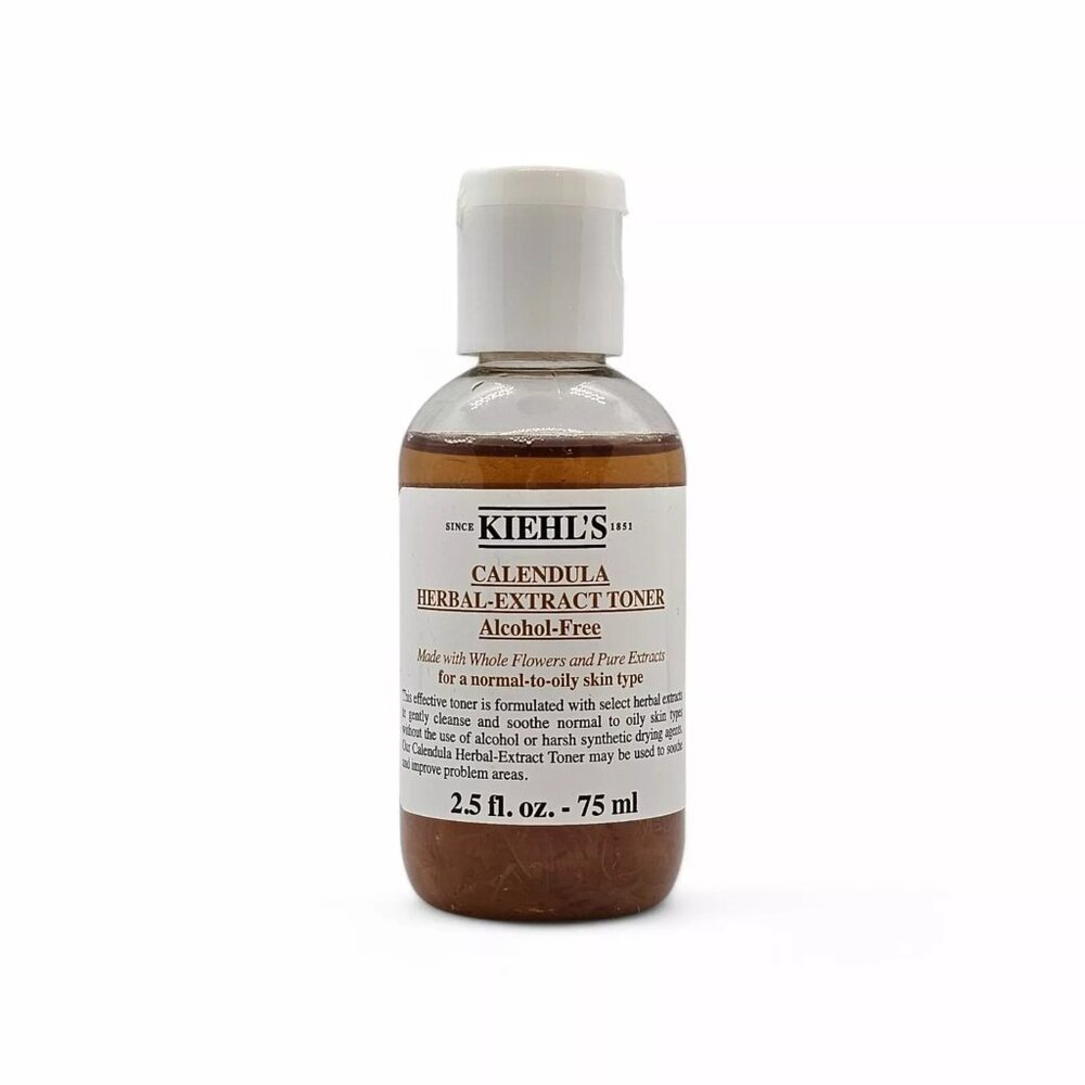 Kiehl's Calendula Herbal Extract Alcohol Free Toner Travel Size 2.5oz 75ml